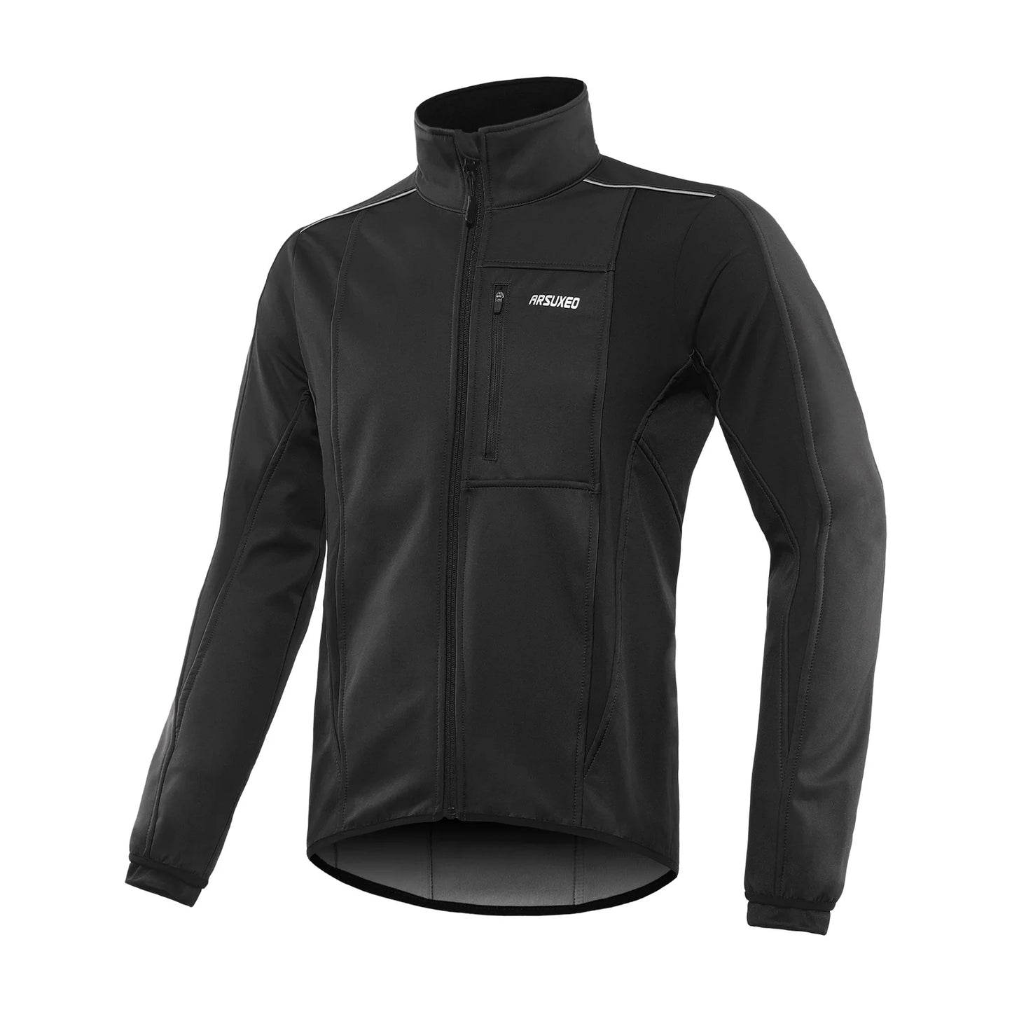 ReflectRun - Veste hiver de running réfléchissante avec poches