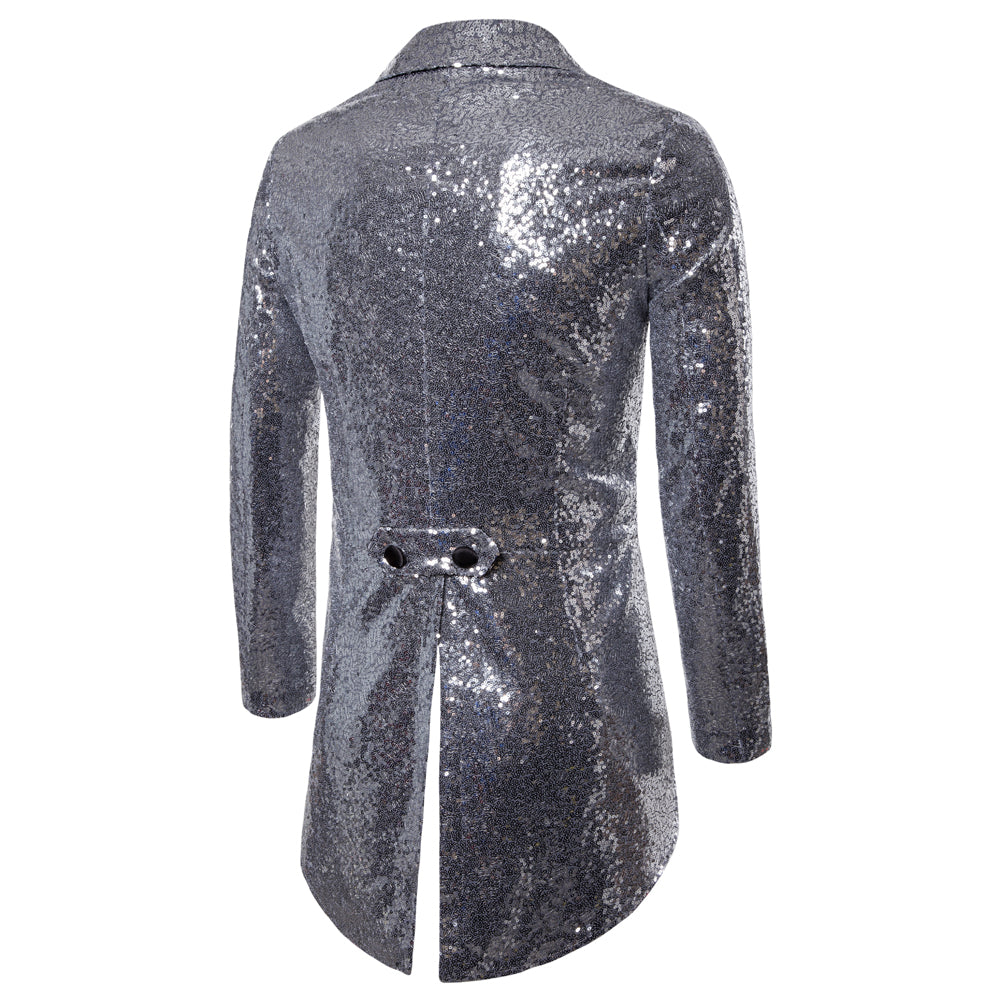 Veste Smoking Croisé à Paillette Homme