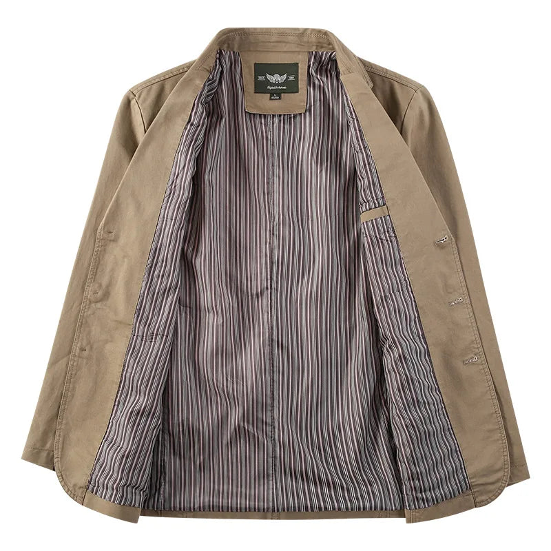 Veste costume vintage décontractée homme