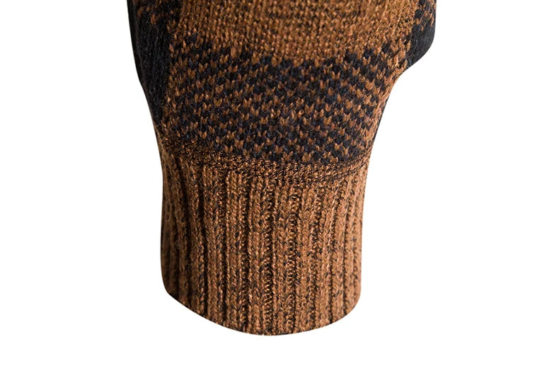 Veste cardigan en laine à capuche pour homme