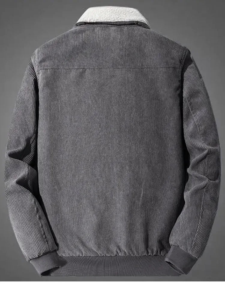 Veste hiver en velours pour homme