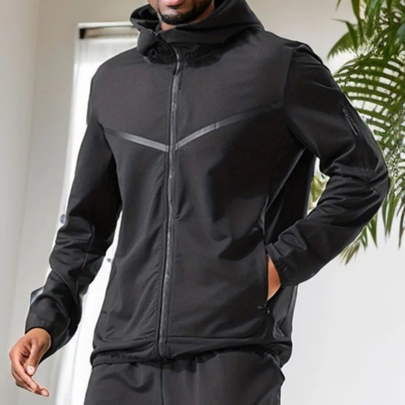FrostFlex - Veste Hiver Running à Capuche