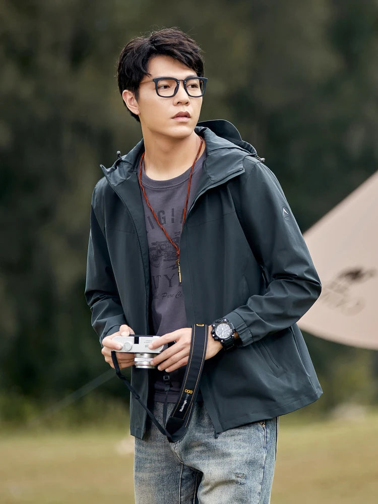 Veste imperméable habillée pour homme