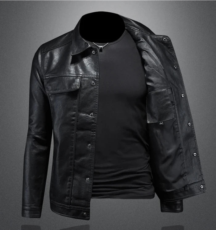 Veste en cuir Bombardier Pour Homme