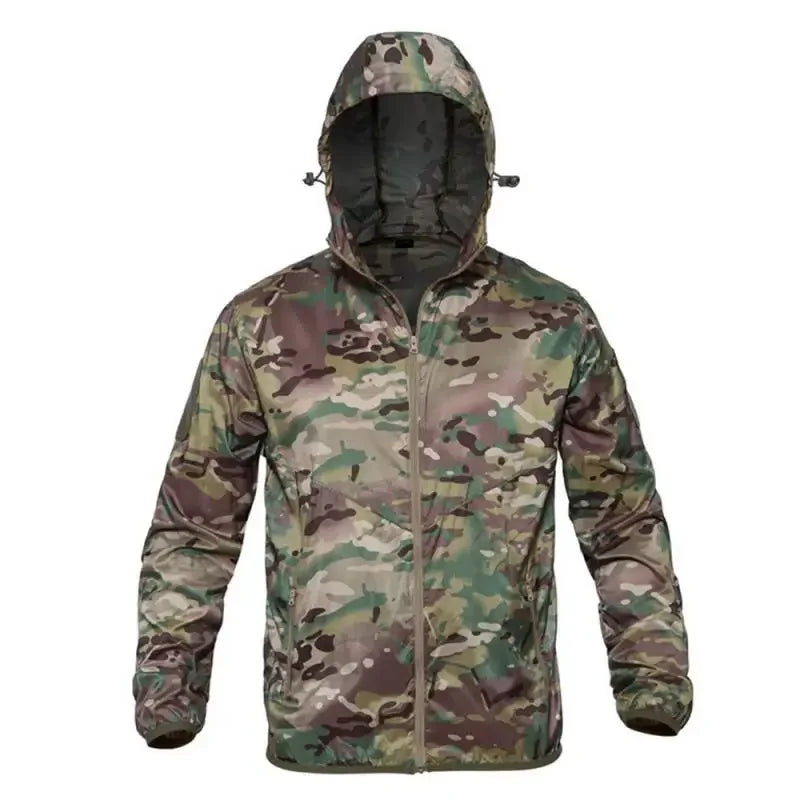 Veste Toile militaire Kaki Homme