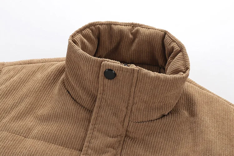 Veste hiver en Velours Côtelé Homme