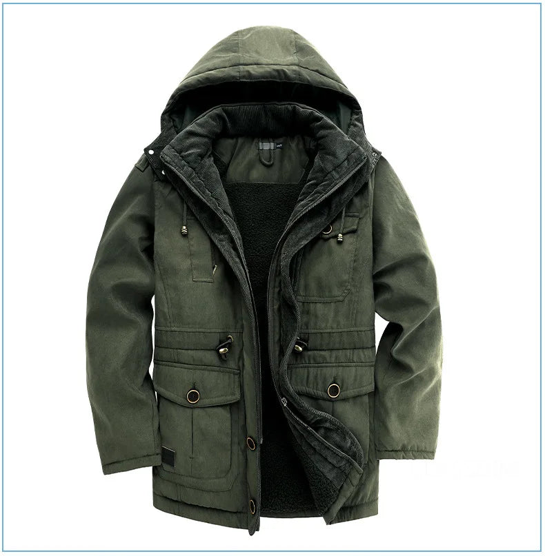 Nordik Heat - Veste d'hiver chaude pour hommes