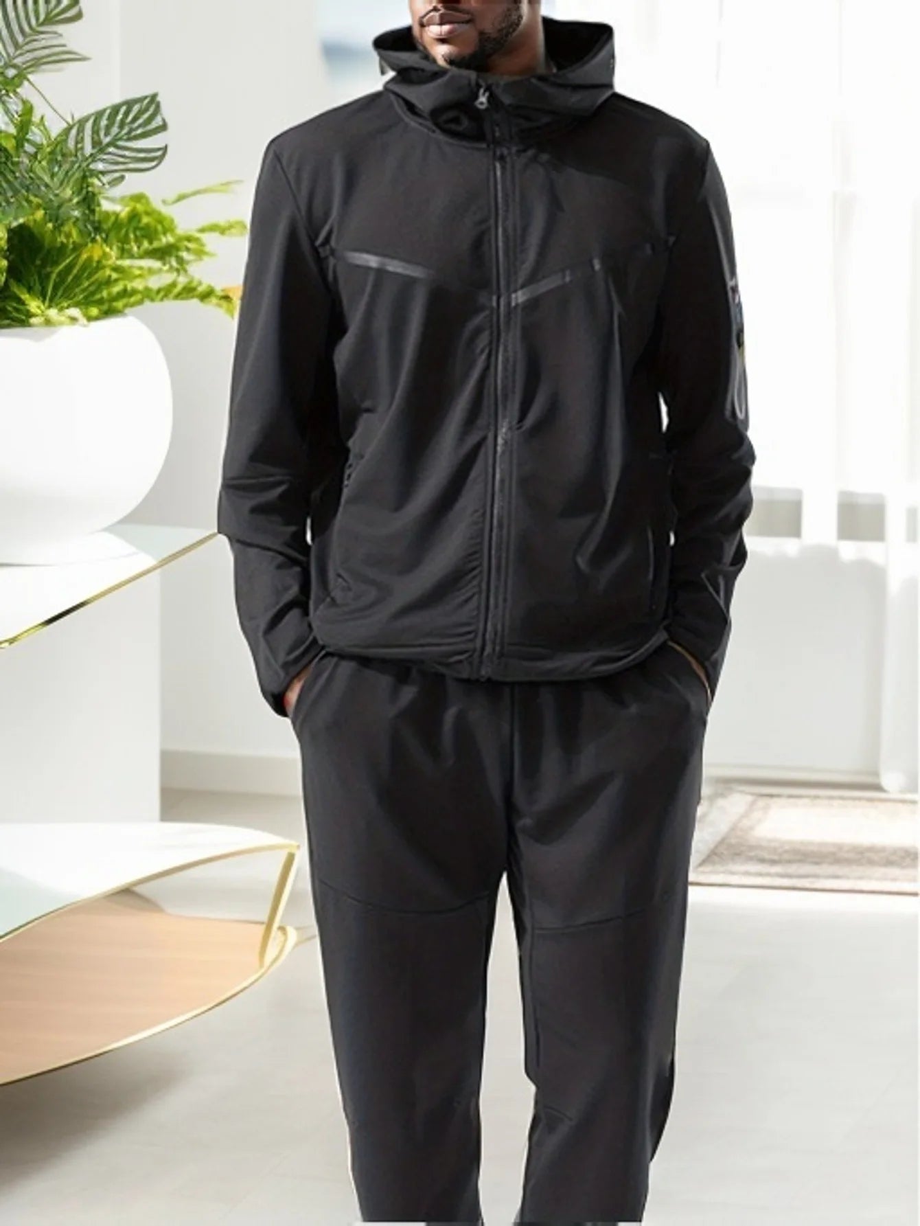 FrostFlex - Veste Hiver Running à Capuche