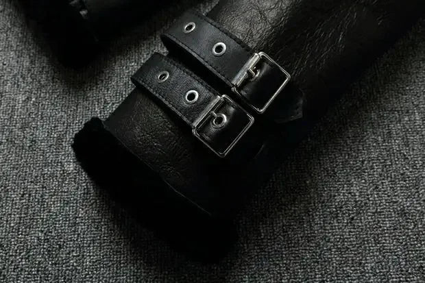 Eclipse - Veste en Cuir véritable à fourrure