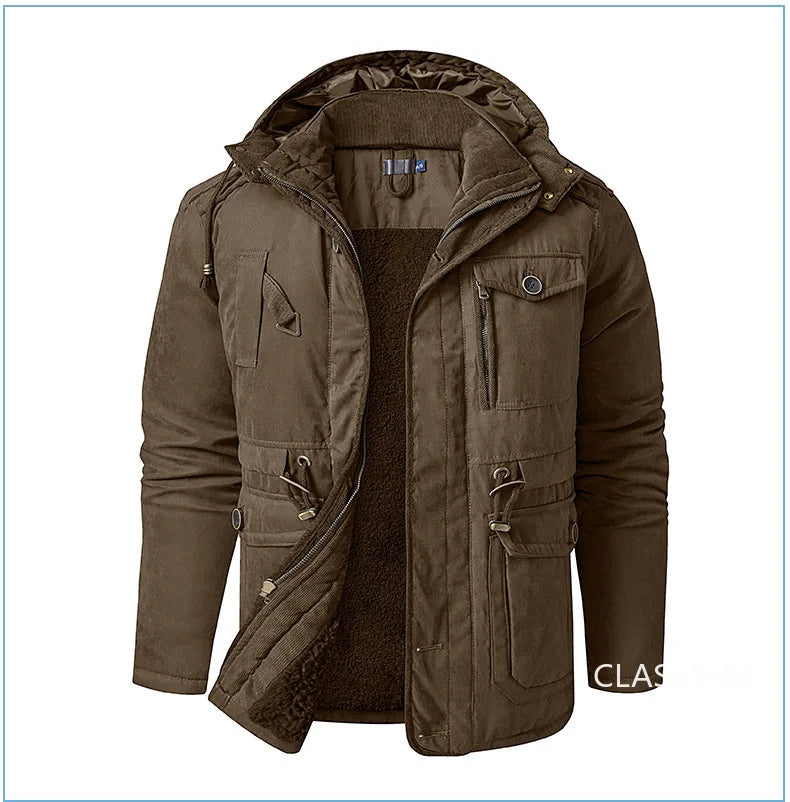 Nordik Heat - Veste d'hiver chaude pour hommes