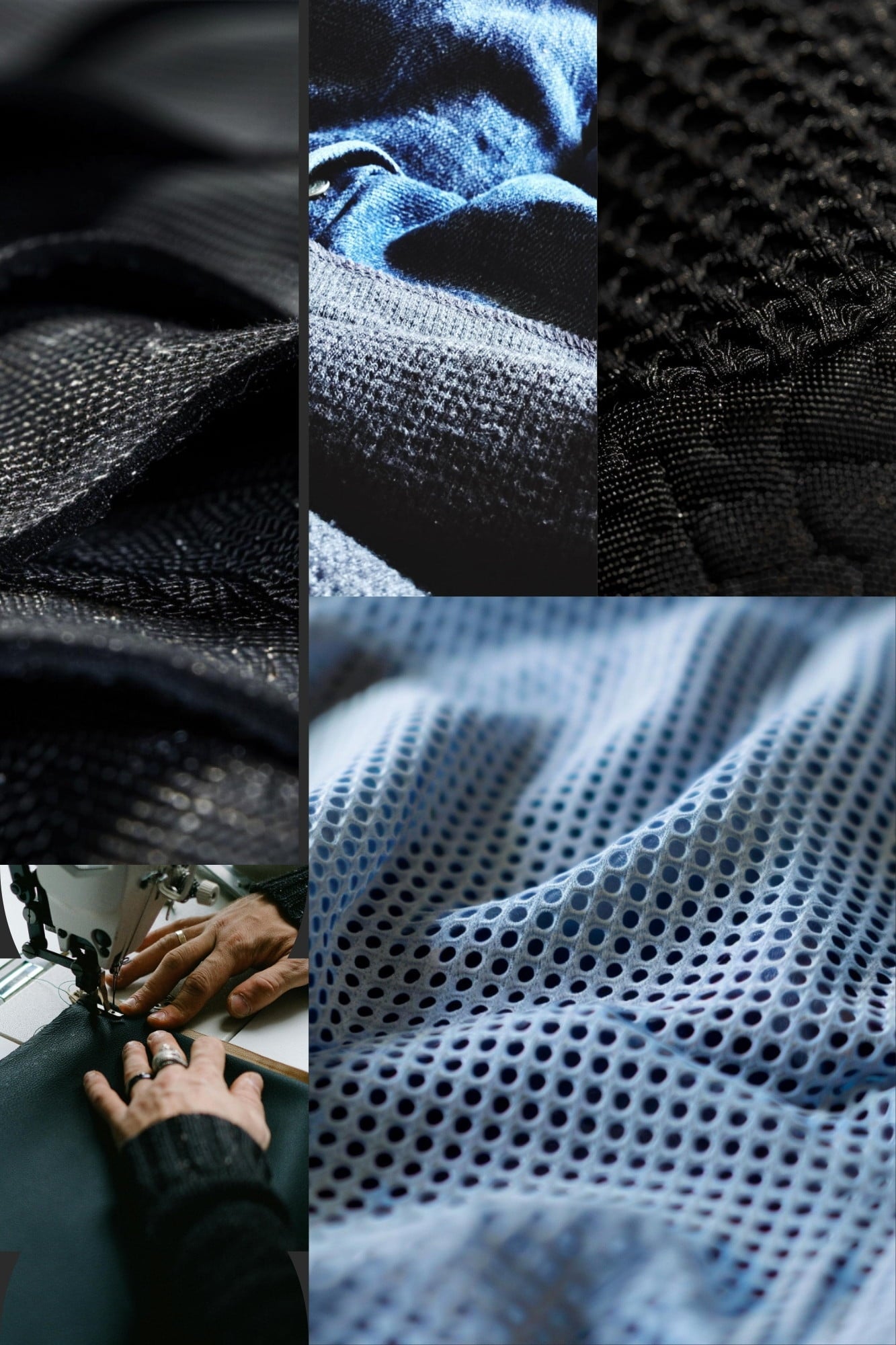 Vestes homme tissu et matière