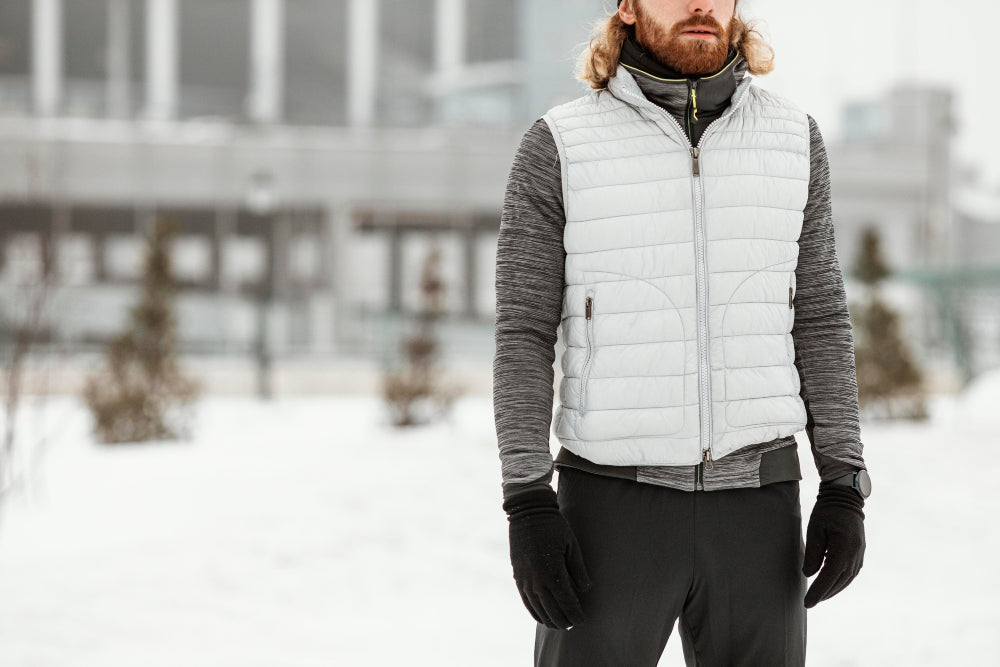 Veste matelassée hiver pour hommes lavage