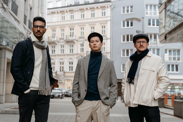 Vestes mi saison et costume élégantes 