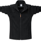 Veste polaire chaude avec fermeture à zipper
