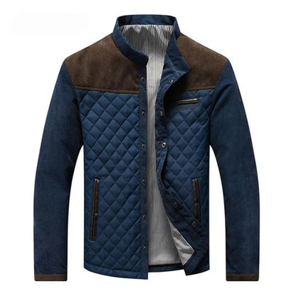 Veste matelassée bleu marine homme