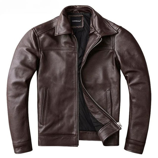 Veste en cuir de vachette véritable