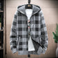 Veste cardigan en laine à capuche pour homme