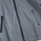 Veste imperméable réfléchissante à capuche avec fermeture éclair homme