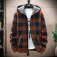 Veste cardigan en laine à capuche pour homme