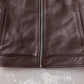 Veste en cuir de vachette véritable