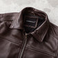 Veste en cuir de vachette véritable