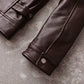 Veste en cuir de vachette véritable