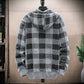 Veste cardigan en laine à capuche pour homme