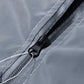 Veste imperméable réfléchissante à capuche avec fermeture éclair homme