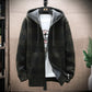 Veste cardigan en laine à capuche pour homme