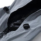 Veste imperméable réfléchissante à capuche avec fermeture éclair homme