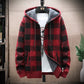Veste cardigan en laine à capuche pour homme