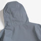Veste imperméable réfléchissante à capuche avec fermeture éclair homme