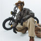 Veste en cuir vintage souple homme