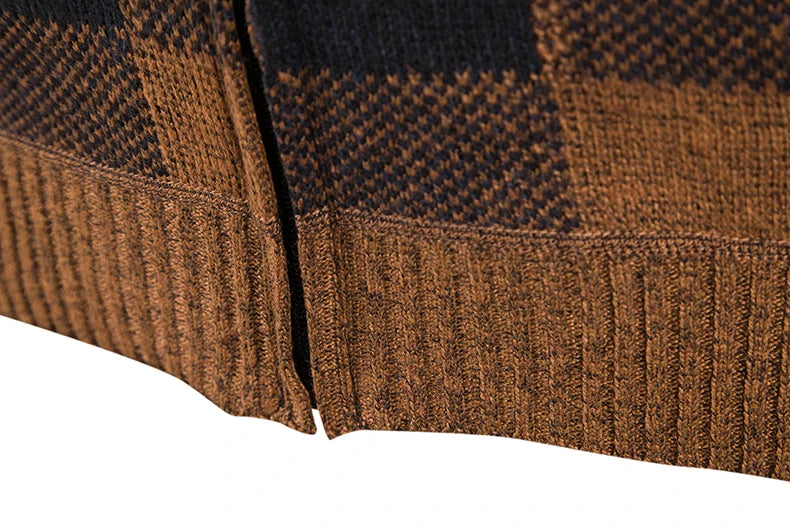 Veste cardigan en laine à capuche pour homme