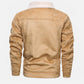 Veste vintage style aviateur marron