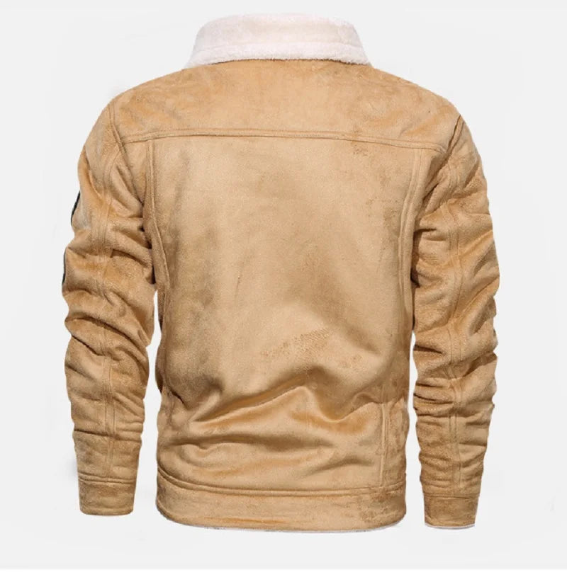 Veste vintage style aviateur marron