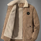 Veste hiver en velours pour homme