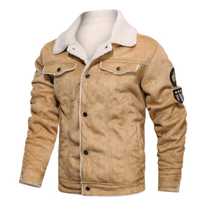 Veste vintage style aviateur marron