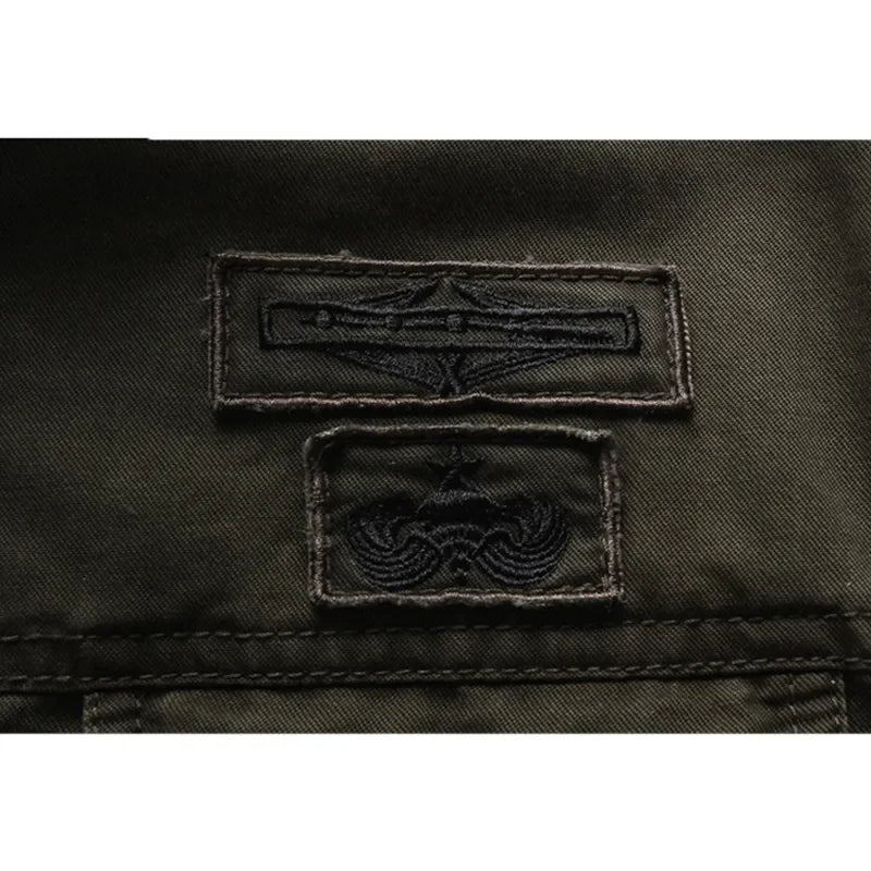 Veste Militaire avec manches à poches homme