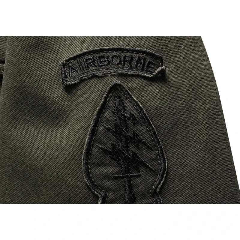 Veste Militaire avec manches à poches homme