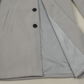 Veste longue en laine avec boutons