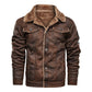 Veste vintage style aviateur marron