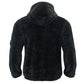 Veste polaire décontractée à capuche pour homme