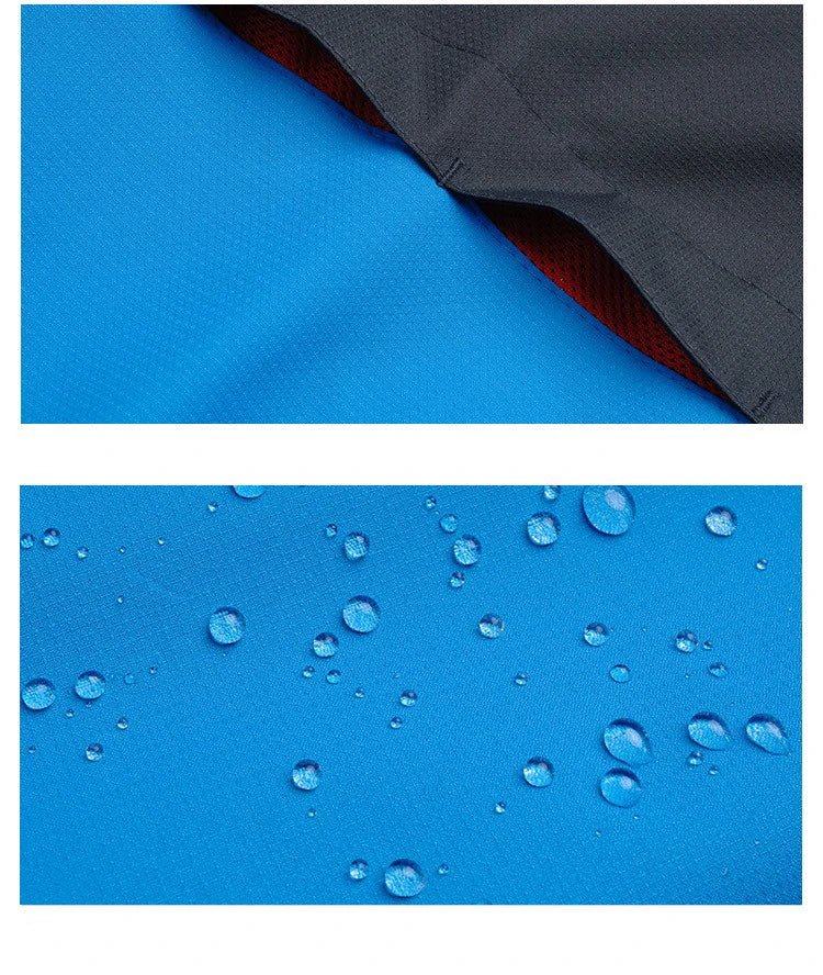 Veste randonnée imperméable respirante pour homme