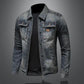 Veste en Denim Vintage Décontractée homme