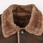 Veste vintage style aviateur marron