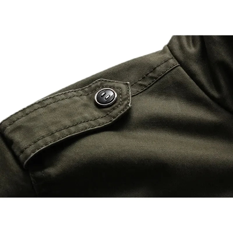 Veste Militaire avec manches à poches homme