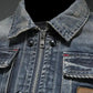 Veste en Denim Vintage Décontractée homme