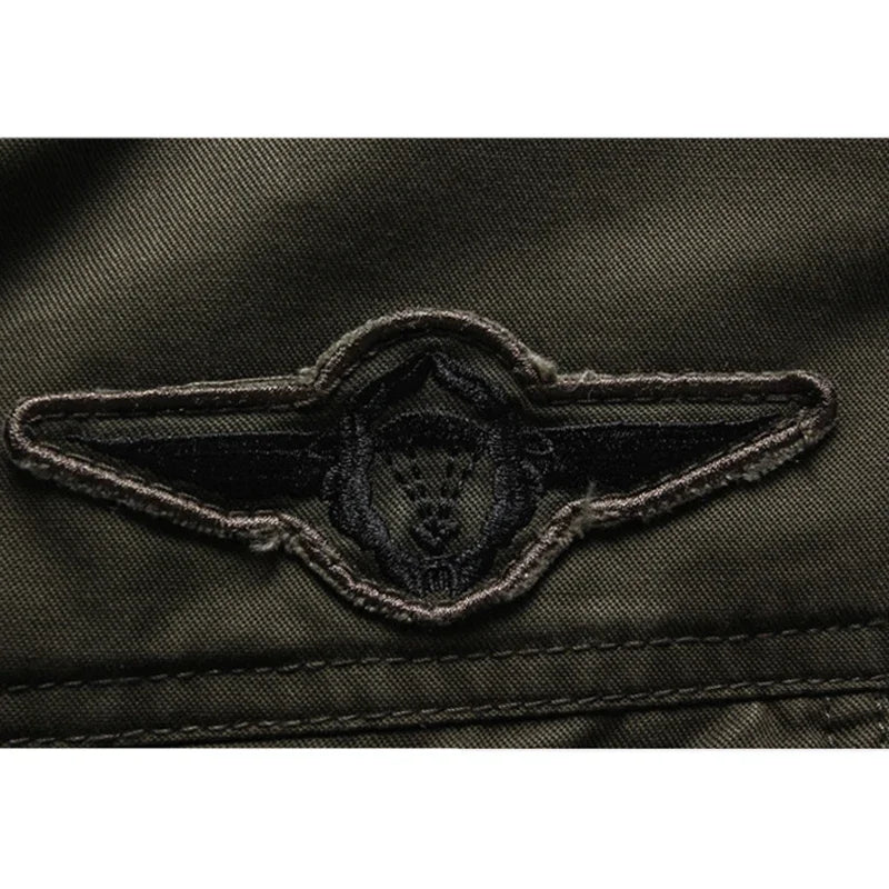 Veste Militaire avec manches à poches homme