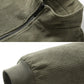 Veste hiver en velours sans capuche pour homme